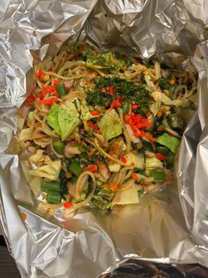 Yakisoba at OKO Okonomiyaki in Osaka