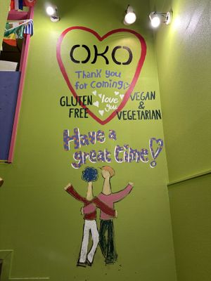   at OKO Okonomiyaki in Osaka