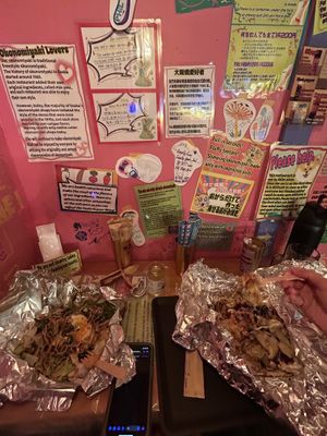   at OKO Okonomiyaki in Osaka