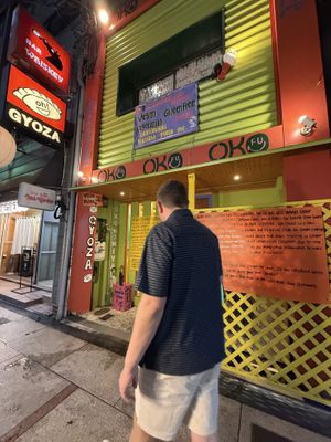   at OKO Okonomiyaki in Osaka