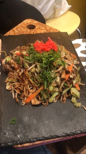 Soba at OKO Okonomiyaki in Osaka