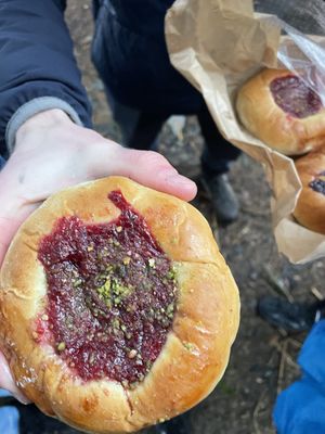 Raspberry pistachio   at Solros in Bergen
