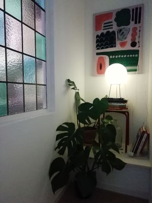 Interior at the vegan& vegetarian kafe.& Bakeri om Bergen centrum close to train station! at Solros in Bergen