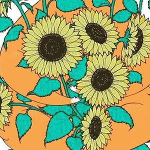 Solros means sunflowers! Welcome to rainy Bergen and the Solros kafé för vegetarian & vegan food and pastries!  at Solros in Bergen