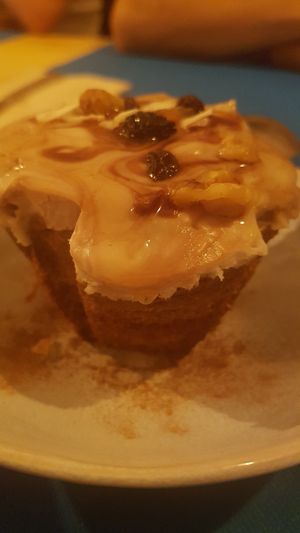 Carrot cake at CactusCat Bar in Barcelona