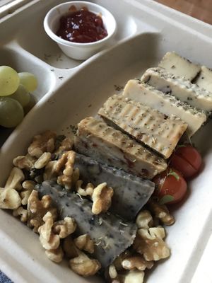 Cheese selection at CactusCat Bar in Barcelona