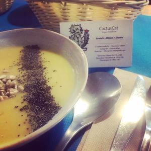 Sopa at CactusCat Bar in Barcelona