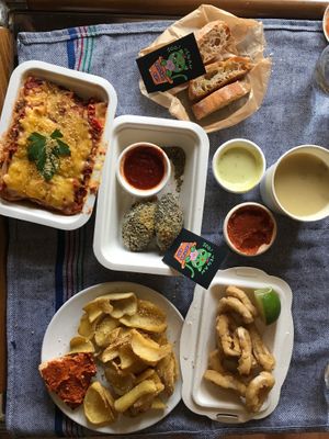 Complete menu at CactusCat Bar in Barcelona