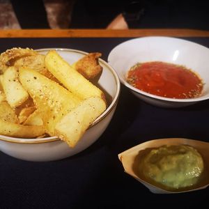Patates braves at CactusCat Bar in Barcelona