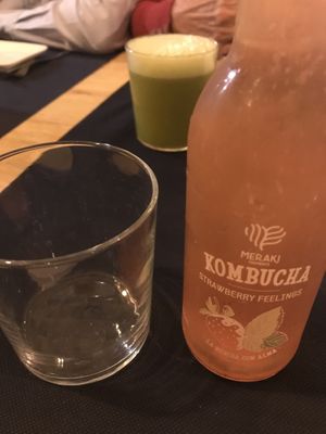 Kombucha at CactusCat Bar in Barcelona