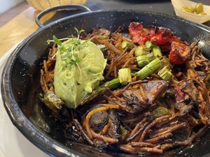 Fideuà at CactusCat Bar in Barcelona