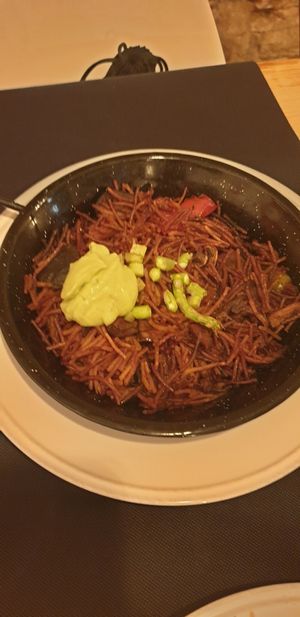 Fideua at CactusCat Bar in Barcelona