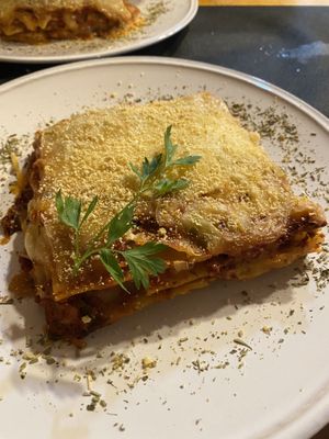 The lasagna in July 2021! Delicious! at CactusCat Bar in Barcelona