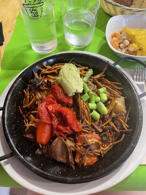 Fideua at CactusCat Bar in Barcelona