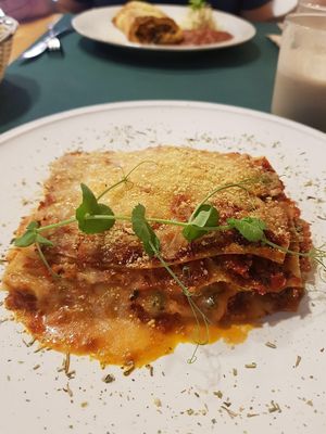 Lasaña  at CactusCat Bar in Barcelona