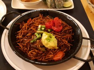 Fideuá at CactusCat Bar in Barcelona