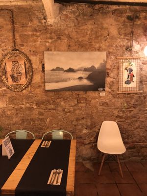 Inside  at CactusCat Bar in Barcelona