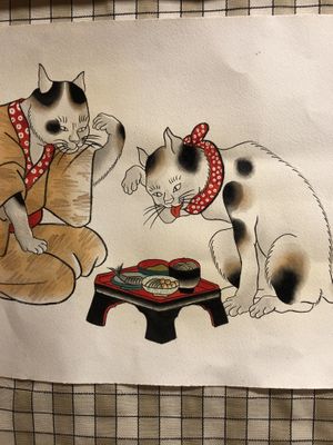 Inside  at CactusCat Bar in Barcelona