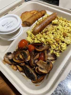 Bfast take away at CactusCat Bar in Barcelona