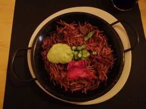 Fideuá at CactusCat Bar in Barcelona