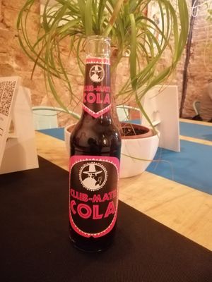 Club-Mate Cola at CactusCat Bar in Barcelona