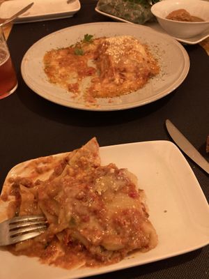 Lasaña 💜  at CactusCat Bar in Barcelona