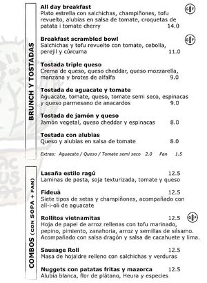 Brunch y combos  at CactusCat Bar in Barcelona