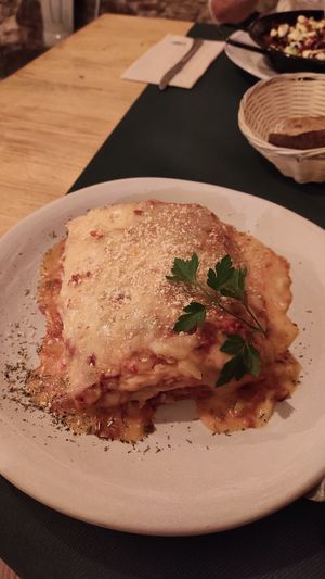 Lasaña at CactusCat Bar in Barcelona