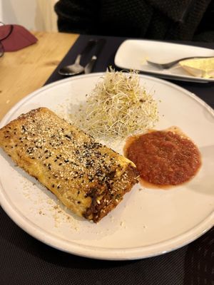 Sausage pastry  at CactusCat Bar in Barcelona