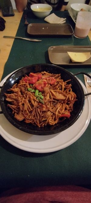 Fideuá at CactusCat Bar in Barcelona