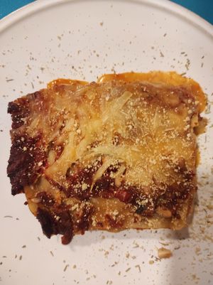 Lasaña ragú  #Veganuary at CactusCat Bar in Barcelona