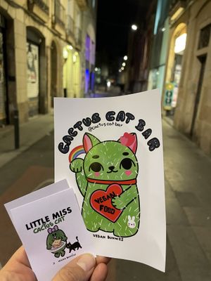   at CactusCat Bar in Barcelona
