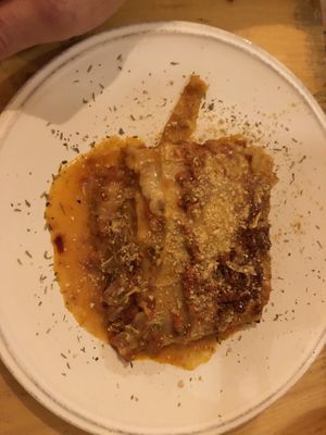 vegane Lasagne  at CactusCat Bar in Barcelona