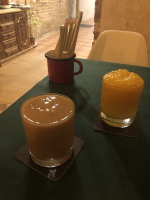 Smoothie and juice of the day  at CactusCat Bar in Barcelona