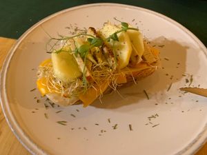 Triple Vegan Cheese at CactusCat Bar in Barcelona