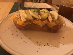 Torrada de quesos veganos at CactusCat Bar in Barcelona