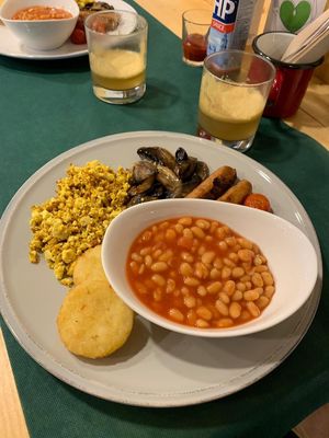 Extremely great breakfast! at CactusCat Bar in Barcelona