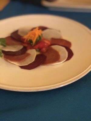 Carpaccio  at CactusCat Bar in Barcelona