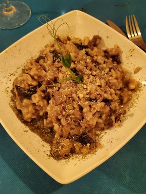 risoto de setas at CactusCat Bar in Barcelona