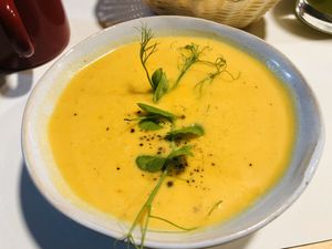 パンプキンスープ at CactusCat Bar in Barcelona