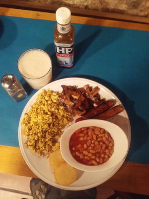 All Day English Breakfast at CactusCat Bar in Barcelona