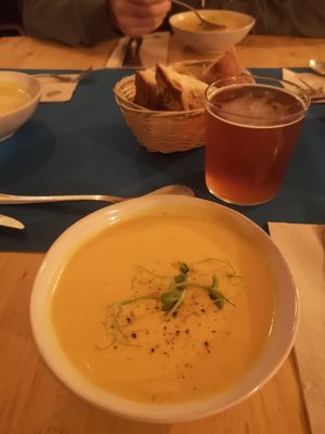Soup at CactusCat Bar in Barcelona