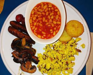 All breakfast  at CactusCat Bar in Barcelona