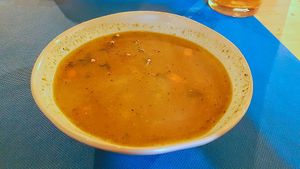 Lentil soup at CactusCat Bar in Barcelona