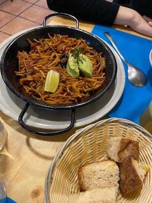 paella at CactusCat Bar in Barcelona