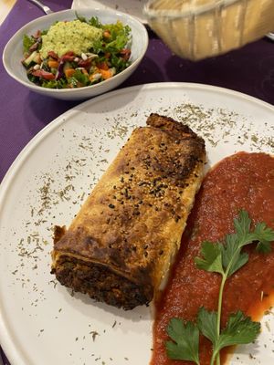 Combo de sausage roll  at CactusCat Bar in Barcelona