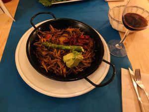 Fajita at CactusCat Bar in Barcelona