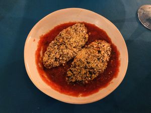 Quinia croquettes at CactusCat Bar in Barcelona