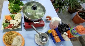 Vegan/Vegetarian Steamboat at May Flower Restaurant in Tanah Rata