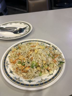 Simple fried rice with tofu  at Ferm Nyonya in Tanah Rata